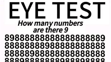 Optical illusion: Only the sharpest eyes can spot number of 9s hidden ...