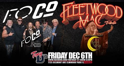 FoCo Foreigner Bad Company Badfinger Tribute w/ Fleetwood Mac Tribute ...