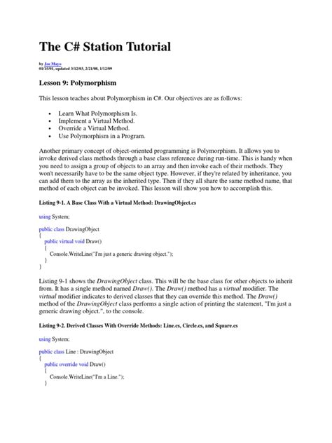 Polymorphism in C with Example Program PDF 的图像结果
