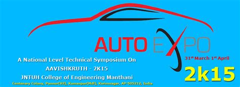 A National Level Technical Symposium On AAVISHKRUTH - 2K15