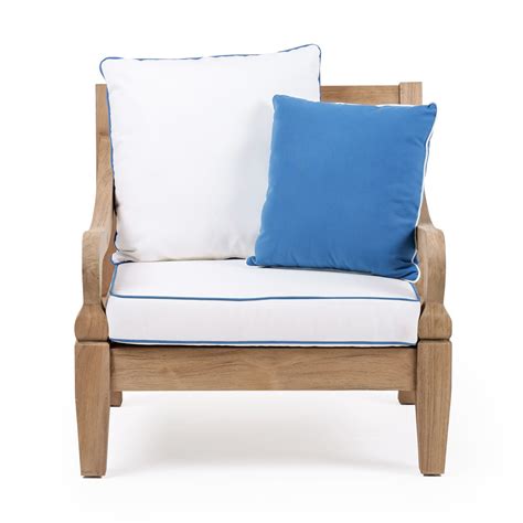 Garden Armchair in Natural Teak