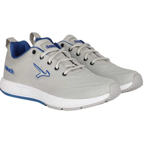 Buy Lakhani touch Grey Color Mesh Breathable Upper Comfortable Running ...