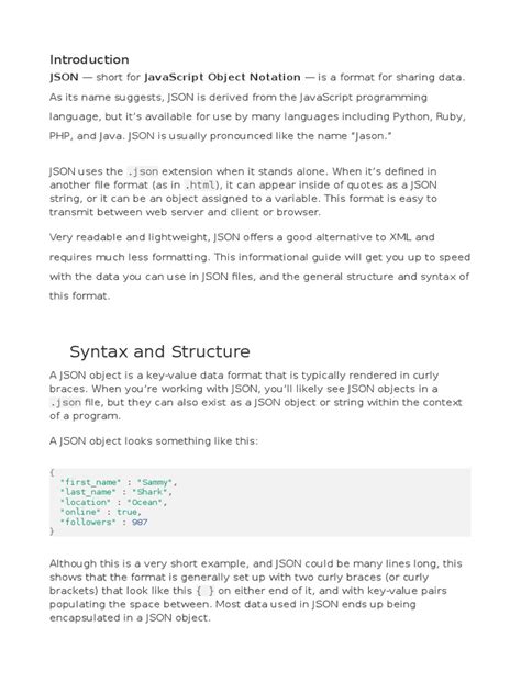 JSON Overview 的图像结果