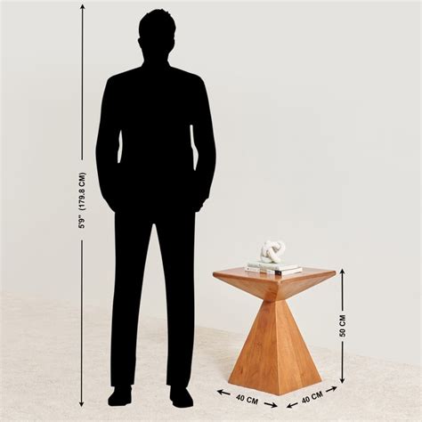 Buy Amanda Acacia Wood Accent Table - Brown from Home Centre at just ...