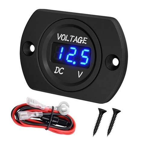 Image result for Fitting a 12V LED Control Panel Voltmeter