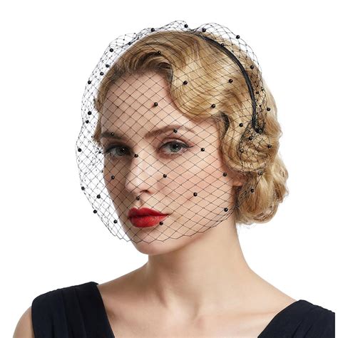 Eqbdilothic Veil For Church, Elegant Black Mesh For Wedding Ceremonies ...