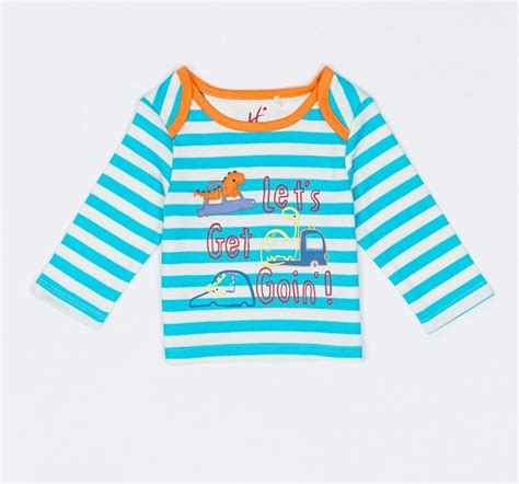 H by Hamleys Boys Full Sleeve Sets Envelope Neck Pack of 2 Multicolor