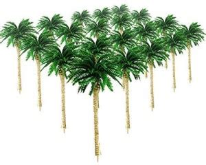 Genrc Hatisan 20Pcs Coconut Palm Model Trees/Scenery Model Plastic ...