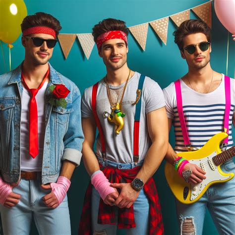 Men's 80s Themed Party Outfits: 2024 Guide – Newretro.Net