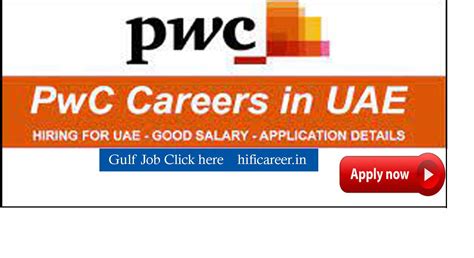 Free Recruitment 2022 | PwC Middle East Careers in Dubai
