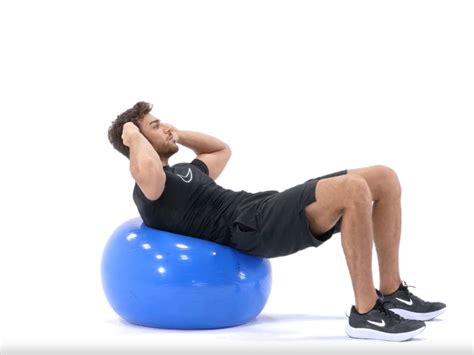 Fitness Ball Crunch (Stability Ball Crunches) - MACFit