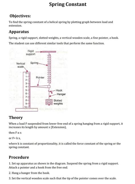 Image result for How to Find the Spring Constant Projectile