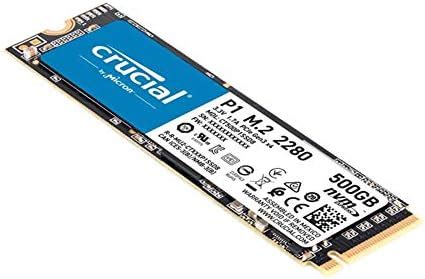 Amazon.in: Buy Crucial P1 500GB 3D NAND NVMe PCIe Internal SSD, up to ...