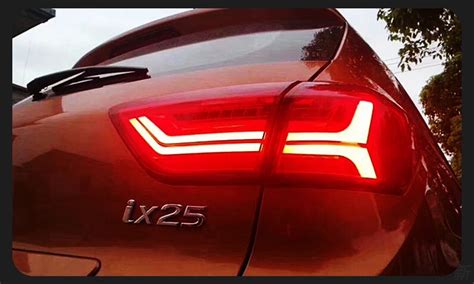 Hyundai IX25 Tail Lights 2013-2018 Creta LED Tail lamp light LED DRL ...