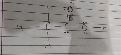 Draw the Lewis structure of ethanol (C2H5OH): H O: | H-C-C-O-H