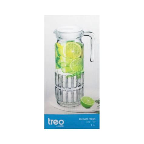 Treo Circum Fresh Jug - 1100 ML | Transparent | 1 Pc – Rasoi Shop
