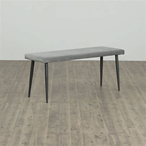 Home Centre Allen Solid Dining Bench (Grey) : Amazon.in: Home & Kitchen