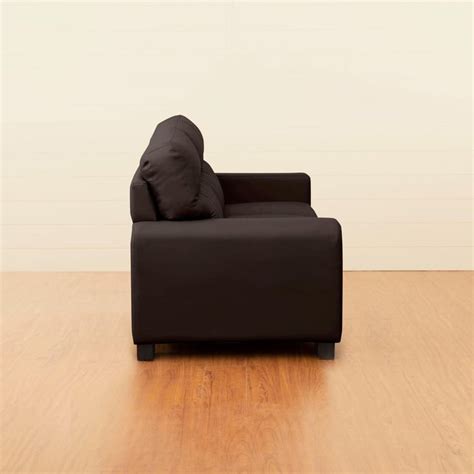 Buy Albury Faux Leather 3-Seater Sofa - Dark Brown from Home Centre at ...
