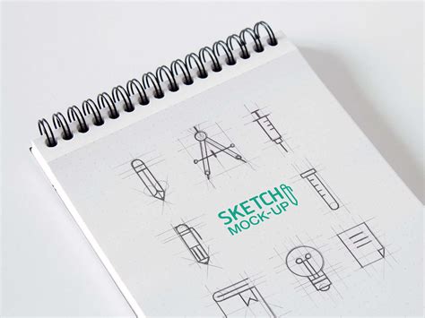 2 Sketchbook Mockups | PSD | Free Download | iMockups