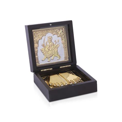 Giri - Durga Mata with Charan Paduka Box | Pocket Temple