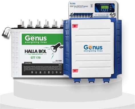 Genus Inverter with Battery Combo (Inverter: Winner 1200 / Pure Sine ...