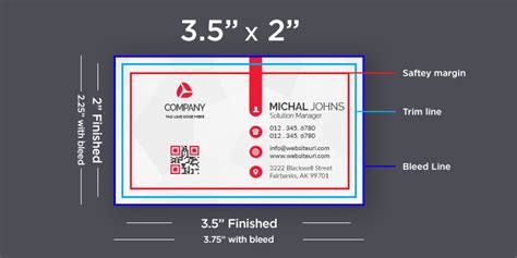 Business Card Size 的图像结果
