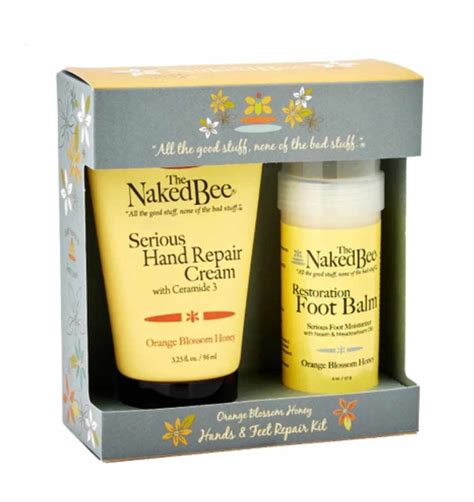 The Naked Bee Orange Blossom Honey Hands & Feet Repair Kit – The Willows Day Spa & Gifts
