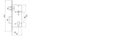 SML-111 RL :: Collection of MORTISE DOOR LOCK BRASS | Sifon