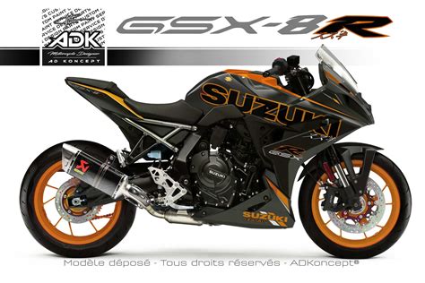 La Suzuki GSX-8R prend des couleurs