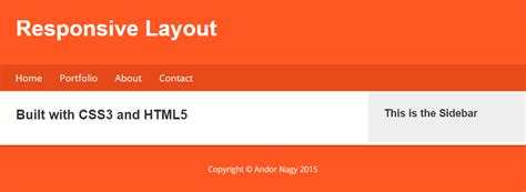 Image result for HTML Responsive Layout