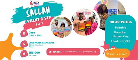 Sallah Paint & Sip Party, 28 Fola Osibo Rd, Lagos, 29 June 2023 ...