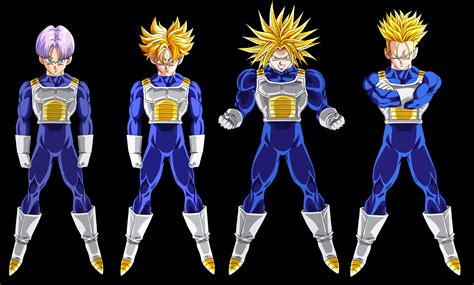 Trunks Super Saiyan Tranformations by Lucho1395 on DeviantArt