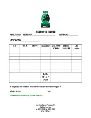 Fillable Online Formula to Calculate Time Worked Minus the Lunch Break ...