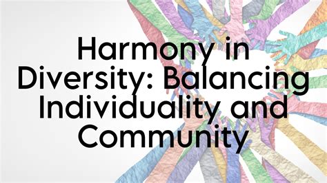 Harmony in Diversity: Balancing Individuality and Community – The Kollel