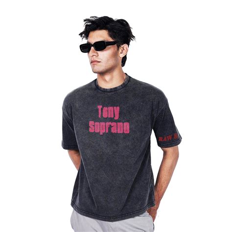 Soprano Code Oversized Tee – Raw&Real