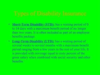Image result for Characteristics of Disability Insurance