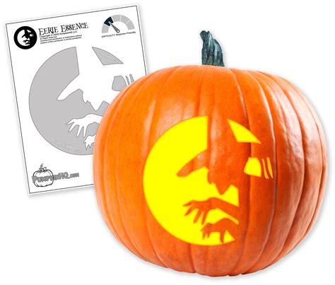 Witch Pumpkin Stencil Pumpkin Stencils For Halloween