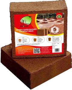 The Magic Soil Super washed cocopeat bricks | Gardening Bricks ...