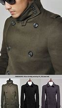 Image result for Military Pea Coats for Men