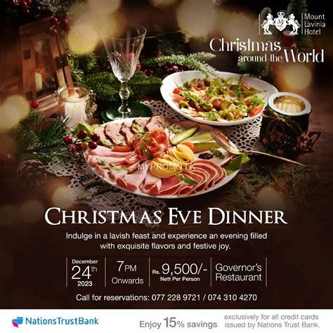 Christmas Eve Dinner Restaurants