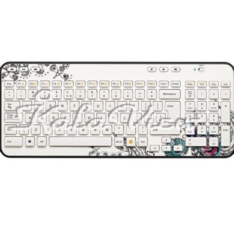 Logitech K360 Wireless Keyboard Floral Foray Computer KeyBoard ...