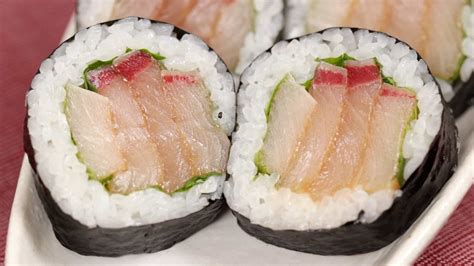 Yellowtail Roll Sushi