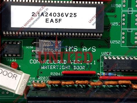 IMS A/S PCB WATERTIGHT DOOR CONTROLLED VER 2.1 | United Marine Services