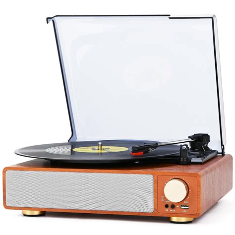 Record Players Turntables for Vinyl Records,Bluetooth Wireless Record Player with Speakers ...
