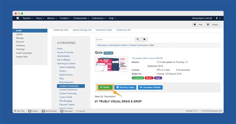 Image result for Joomla Extension Setup