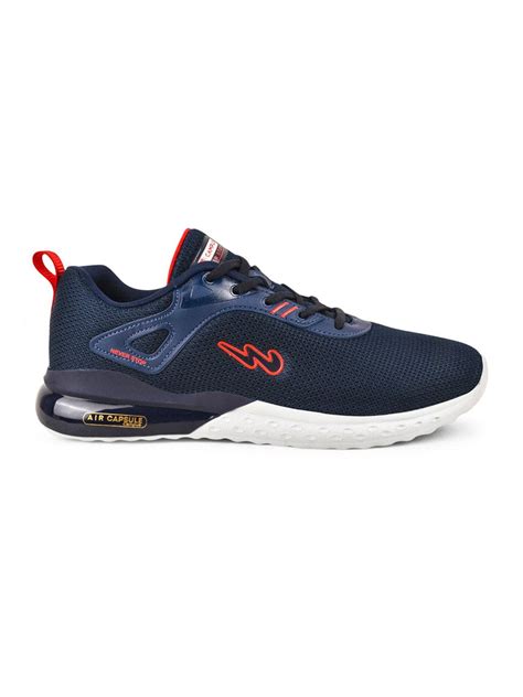 Buy Running Shoes For Men: Gamma-Navy-Red | Campus Shoes
