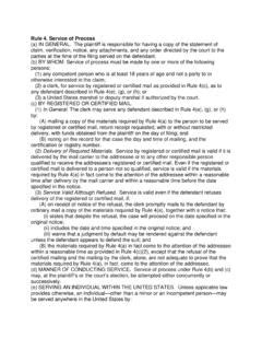 Rule 4. Service of Process - DC Courts / rule-4-service-of-process-dc ...