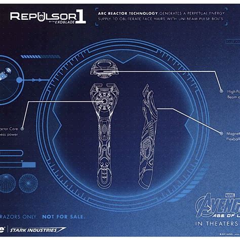 Iron Man Hand Repulsor Blueprints