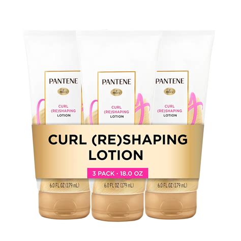 Amazon.com : Pantene Pro-V Curl Cream Hair Lotion, Moisturizing Curl ...