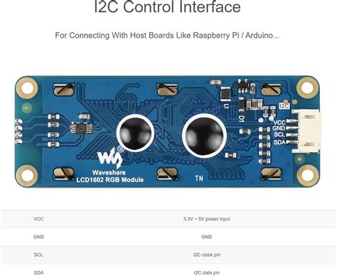 Waveshare 1602 RGB LCD Display Module - 16x2 India | Ubuy
